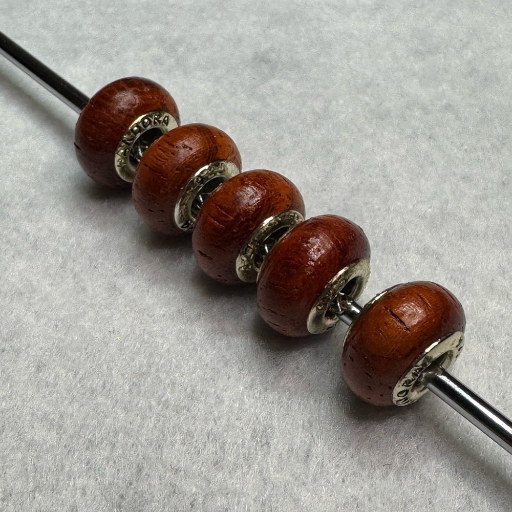5/$20 single wood Charm Bead